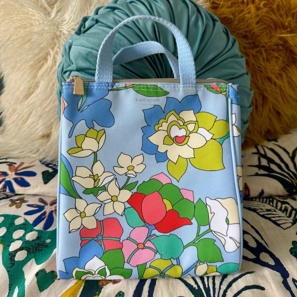 Kate Spade “Flower Bed” Insulated Lunch Tote